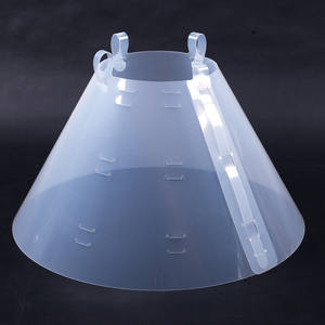Venta al por mayor de fábrica <span class=keywords><strong>Collar</strong></span> de cono de recuperación de mascotas antimordedura ajustable <span class=keywords><strong>Collar</strong></span> isabelino transparente para perros gatos - Product Image 1