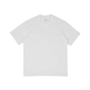 T-shirt décontracté à manches courtes en coton épais avec logo personnalisé, col ras du cou, couleur unie, pour homme, marque de mode - Product Image 2