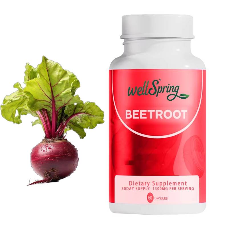 OEM Holistic Wellness Natural Energy Daily Active Nutrition Endurance Nitric Oxide Support Beet Root Capsules