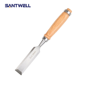 Ensemble de 4 ciseaux à bois en fonte avec manche en bois de 240 mm, comprenant un ciseau demi-rond, OEM - Product Image 1