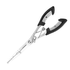 Ztc118 <b>Fishing</b> Pliers 21Cm Stainless Steel Straight Nose Hook Remover <b>Line</b> Cutter Durable Multi Functional Tool - Product Image 1