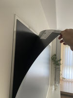 Écran de projection HEYU 80 pouces Fresnel ALR magnétique enroulable 16:9 en PET pour projecteur UST et téléviseur laser Tri-Chroma