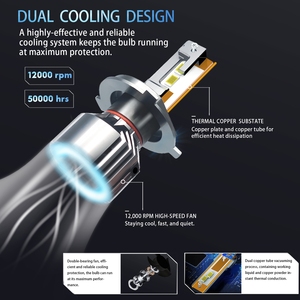 UGGV CAR <span class=keywords><strong>LED</strong></span> <span class=keywords><strong>9007</strong></span> luces delantaras del coche kit 25W 4000LM - Product Image 6