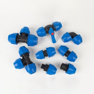 Raccord de soudure en T verrouillable pour tuyau PE de 20-32 mm, en polypropylène haute pression, <span class=keywords><strong>1</strong></span>/2 ", 3/4 ", <span class=keywords><strong>1</strong></span> " pour l'irrigation par aspersion - Product Image 1