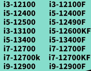 Procesador de Escritorio I3 12100 12100f 13100 I5 12400 12400F 12500 12490 13400 13400f I7 12700 I9 12900KF de 6 Núcleos y 2.8GHz - Product Image 2