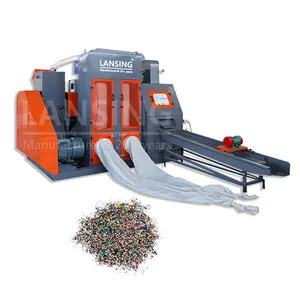 LANSING fabrika kaynağı cazip fiyat 250-450 kg/saat bakır kablo granülatör hurda bakır tel ayırıcı makinesi satılık