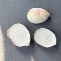 Großhandel Hand craft Geschenk Günstiger Preis OEM Natürliche Muschel form Soja Wachs Duft kerze