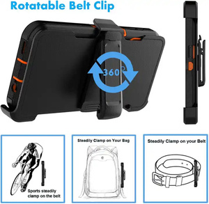 360 Đầy Đủ Cơ Thể Bảo Vệ Nhiệm Vụ Nặng Nề Trường Hợp Đối Với Samsung Galaxy A55 5G A35, Điện Thoại Di Động Trường Hợp Sẽ Clip Bao da - Product Image 5