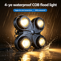 Projecteur COB étanche IP65 400W, 4x100W blanc chaud, DMX512, pour scène extérieure, éclairage d'ambiance pour mariage, concert