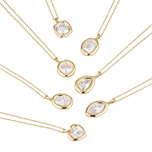 Collier pendentif en moissanite marquise VVS 3 carats, argent sterling 925 plaqué or 14 carats, bijoux fins pour femmes, luxe - Product Image 2