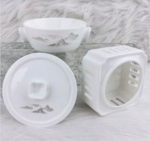 Service de table en porcelaine décorative de style chinois, vaisselle en céramique pour cadeau - Product Image 4