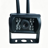 Caméra de recul sans fil 7 pouces IPS DVR 2 caméras sans fil Alimentation par allume-cigare Camion VR Véhicule utilitaire lourd