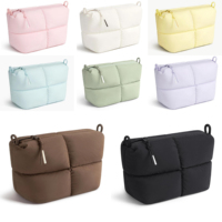 Pochette matelassée personnalisée grande capacité, organiseur de voyage, pochette pour accessoires électroniques, câbles, cosmétiques