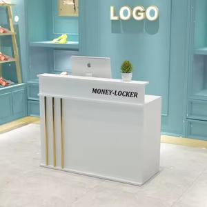 Comptoir de caisse pour magasin de détail et épicerie, comptoir de caissier normal pour supermarché - Product Image 2