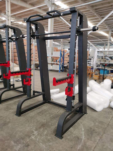 Máquina de entrenamiento de sentadillas Smith que optimiza el espacio, multifuncional, para la distribución del área del gimnasio y la combinación de equipos. - Product Image 3