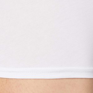Custom Men's XL Size <strong>Boxer</strong> <strong>Shorts</strong> White Spandex Material <strong>Black</strong> Waistband Breathable Print Seamless Logo Classic Style Briefs - Product Image 5
