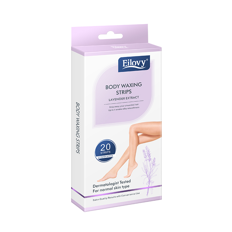 Оптовая продажа, натуральный ингредиент, одноразовая Депиляционная полоска для удаления волос с лавандой