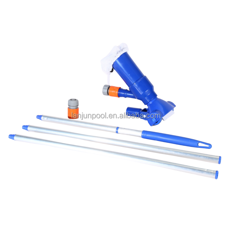 Tête bleue d'aspirateur de piscine