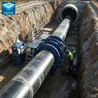 Tuyau HDPE de grand diamètre 450mm-1600mm, haute pression, durable, pour tunnels, égouts et projets d'assainissement intensifs