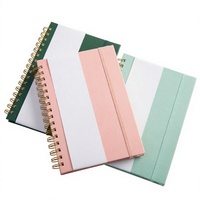 Carnet de notes thermique A7 en cuir PU avec logo personnalisé, couverture rigide, élastique, mini journal de voyage, bloc-notes, cadeau promotionnel