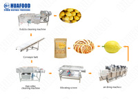 Grapefruit- en zeevruchtenreinigingsmachine, appel-schil- en wasmachine met motordroogfunctie