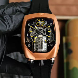 Montres mécaniques de luxe populaires de haute qualité, très vendues, en acier inoxydable, résistantes à l'eau, unisexes, pour hommes, avec verre saphir - Product Image 3