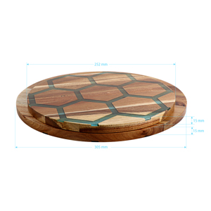 <span class=keywords><strong>Planche</strong></span> à fromage rectangulaire <span class=keywords><strong>personnalisable</strong></span> en bois et résine, <span class=keywords><strong>planche</strong></span> à charcuterie en résine époxy, <span class=keywords><strong>planche</strong></span> à découper en résine époxy pour la cuisine - Product Image 3