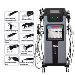 Vertical 10-in-1 Jet Peeling Hydro Dermabrasion H2O2 Bubble Hydra Oxigen Facial Machine 2025 Model Deep Cleaning for Skin Care - Product Image 1