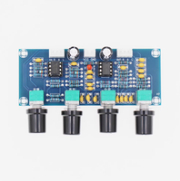 MLK Carte de contrôle de tonalité d'amplificateur numérique XH-A901 Module de réglage des aigus de basse de préampli audio DC
