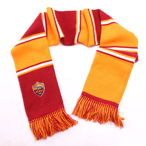 Bufanda de punto Jacquard personalizada de acrílico 100% para aficionados al fútbol Club Worldcup barata de fábrica promocional - Product Image 5