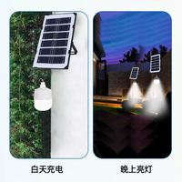 Lámparas LED Recargables para Camping, Portátiles, Colgantes, de Emergencia, para Tiendas de Campaña, Cuerpo de ABS, Enchufe Estadounidense, Resistentes al Agua IP66, Luz Diurna de 6000K