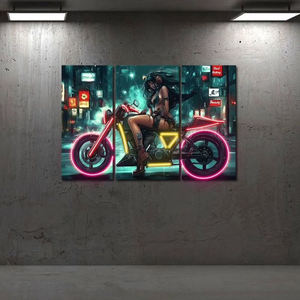 Enseigne lumineuse Pop Art personnalisée enseigne lumineuse murale pour motocyclette enseigne lumineuse à <span class=keywords><strong>LED</strong></span> éclairage décoratif imprimé UV - Product Image 5