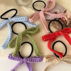 Lazo para el pelo de hilo, cinta versátil para el pelo, accesorio para el pelo de doble cola de caballo, tocado femenino - Product Image 1