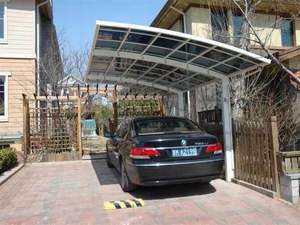 M-phong cách đơn giản ngoài trời nhôm carport tán với thiết kế chống thấm nước có thể gập lại khung cho bãi đậu xe - Product Image 2