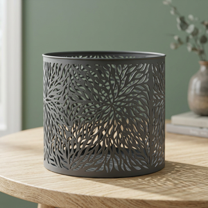 Jaula para velas perforada y grabada - Product Image 3