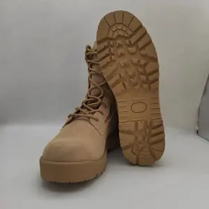 Xc, botas de treinamento ao ar livre de 8 ", botas táticas para deserto, à prova d'água, com forte aderência, para combate chile hsm056