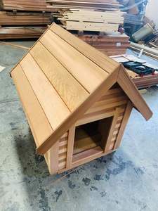Directement du fabricant, cette niche pour chien en cèdre rouge/paulownia de haute qualité est vendue à <span class=keywords><strong>prix</strong></span> réduit - Product Image 4