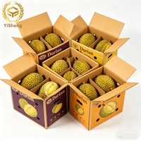 Cajas de Cartón Corrugado Apilables de Alta Resistencia para Empaque de Frutas y Verduras Frescas, Ecológicas y Personalizables