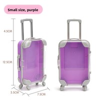 Valise de transport rectangulaire mini portable en plastique PP recyclable, vide et personnalisable, avec boîte en plastique pour usage alimentaire