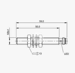 Sensores Inductivos Estándar MT-BALLUFF BES M08MI-PSC20B-S49G PNP NO Sensor de Proximidad de Montaje Empotrado BES003P - Product Image 3