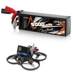 고성능 5000mAh 2s7.4v 3s11.1v 4s14.8v 6s22.2v AA 리튬 이온 충전식 배터리 팩 미니 드론 리포 배터리 - Product Image 5