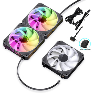 Ventilador SAMA Infinite ARGB <span class=keywords><strong>UNI</strong></span> para PC Gaming con Rodamiento Blindado de Cobre, Ventiladores de Refrigeración de Bajo Ruido - Product Image 2