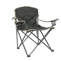 Customized Luxury Portable Metal Giant Folding Big Tall Metal Chair For Camping Outdoor Picnic Time