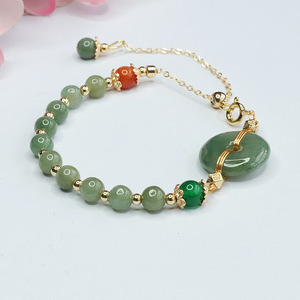 Pulseira de Segurança Ximang Ximang Shinzue Jade Oil Green com Fivela, Atacado, Entrega Imediata S3103008 - Product Image 1