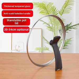 TIANXING, precio de fábrica, tapas de ollas de vidrio templado de varios tamaños con borde para utensilios de cocina, artículos esenciales de cocina - Product Image 3