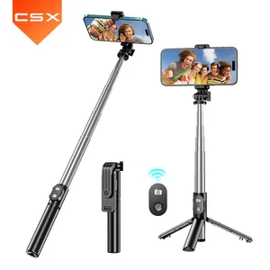 Syosin R1S günstiger Selfie-Stick tragbar Monopod Stativ in 1 mit drahtloser Fernsteuerung für GoPro Handyständerhalter