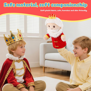 <span class=keywords><strong>Marionetas</strong></span> <span class=keywords><strong>de</strong></span> Mano Personalizadas <span class=keywords><strong>de</strong></span> Castillo, Juguetes <span class=keywords><strong>de</strong></span> Peluche <span class=keywords><strong>de</strong></span> Rey, <span class=keywords><strong>Marionetas</strong></span> <span class=keywords><strong>de</strong></span> Juego <span class=keywords><strong>de</strong></span> Rol para Niños, Narración <span class=keywords><strong>de</strong></span> Cuentos, Juego Imaginativo, Enseñanza Preescolar - Product Image 4