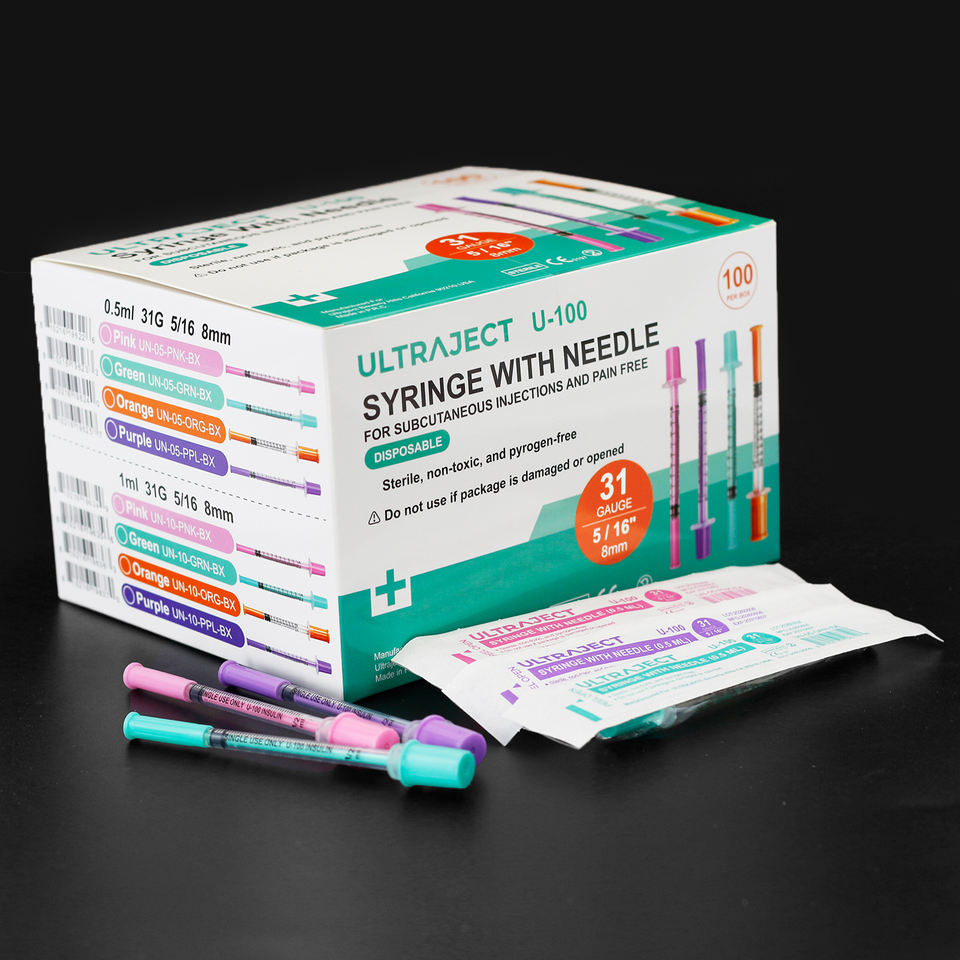 Hot Selling Factory Price Disposable Medical Diabetic Insulin Syringe 0 ...