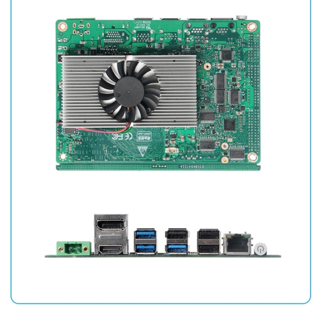 Industrial Motherboard J6412 /J6413 /X6413 2XDDR4 Socket 32gb Ram 6com Rs232/485 X86 Industrial Mini PC Mainboard DP/LVDS