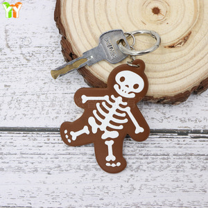 Llavero con forma de calavera de Halloween, estilo fiesta de cosplay, divertido regalo de llavero para coche - Product Image 3